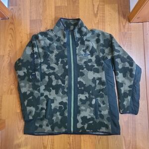 Champion Camouflage Fleece Jacket Size 2XL